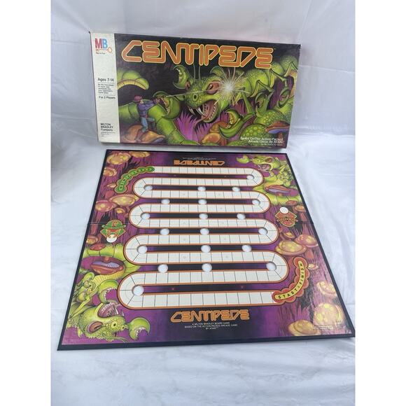 Atari CENTPEDE Board Game by Milton Bradley Made In The USA Vintage 1983 - Picture 12 of 12